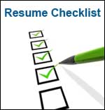 The Resume Checklist